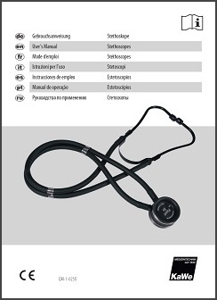 KaWe stetoskopi - navodila